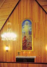 Ilomantsi kirkko, alttari